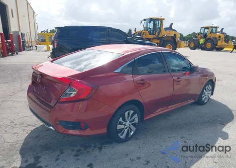 2021 Honda Civic Lx из США, поврежденный, VIN 2HGFC2F65MH555697